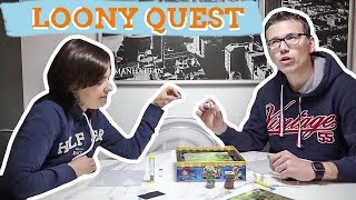 SFIDA a LOONY QUEST il VIDEOGIOCO da TAVOLO  gameplay [upl. by Risan]