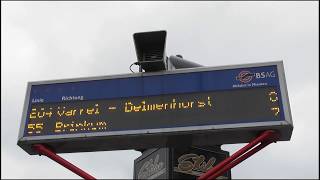 Bremer Straßenbahn AG Linie 55 HuchtingRolandCenter  BrinkumZOB 27012018 [upl. by Dnalrag963]