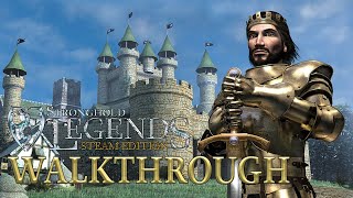 Stronghold Legends Arthurs Campaign Walkthrough  No Commentary 1080p PC [upl. by Mastat]