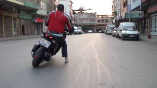 Gilera Runner VXR 200 Drift Smooth Slow Motion Sony HDRXR550 [upl. by Bussey]