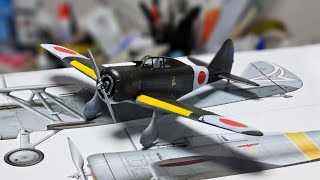 프라클래스 hasegawa 172 ki27 type95 작업영상 [upl. by Toomay]