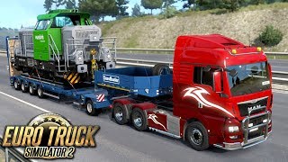 Ciężka lokomotywa  Euro Truck Simulator 2  44 [upl. by Skurnik132]