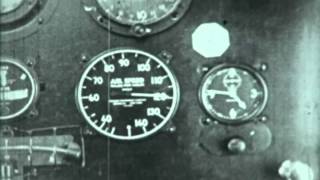 F0610 Charles Lindbergh Flight Newsreel Digitized Video [upl. by Ahsam]