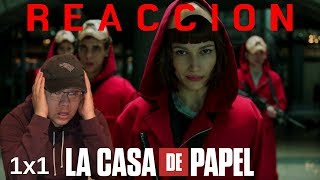 La Casa de Papel 1x1 REACTION  TheJMAZA [upl. by Lledniuq16]