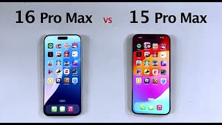 iPhone 16 Pro Max vs iPhone 15 Pro Max Is It Really Faster 🚀 [upl. by Glynis713]