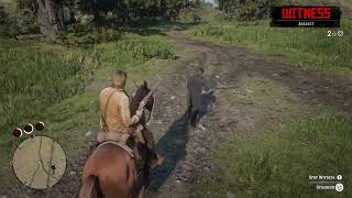 Red Dead Redemption 2 Xbox One S Free Roam HD Gameplay Hunting Shooting And Exploring [upl. by Acirretahs595]