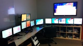 14 Monitors on a Single Windows 8 PC with USB Graphics Adapters [upl. by Teryn]