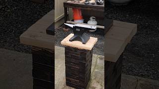 Anvil Stand Top forging diy [upl. by Eonak]