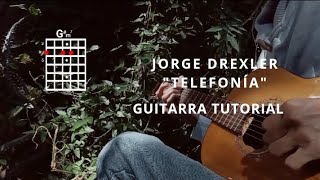 Telefonía  Jorge Drexler Guitarra Tutorial Cover Acordes Y Tablaturas [upl. by Weaks124]