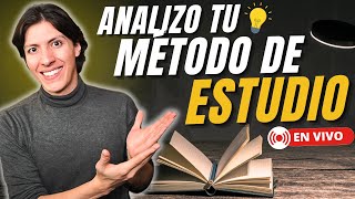 😎 Analizo tu Método de Estudio en Vivo Mejora tu Forma de Estudiar [upl. by Yevi26]