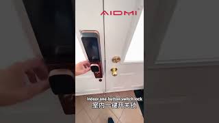 A secure smart door lock to protect your big house  Aidmi Smart Door Lock automobile smartlocks [upl. by Nosirrag]