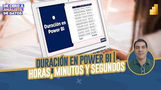 Aprende a calcular duraciones en horas minutos y segundos en Power BI [upl. by Kwei299]