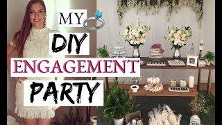 MY DIY ENGAGEMENT PARTY  PROJECT DIY BRIDE [upl. by Mccreary]