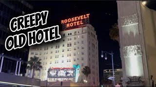 EXPLORING The Roosevelt Hotel Hollywood California ￼￼ [upl. by Aihsiym]