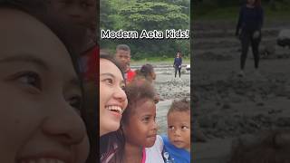 Foreigner Tries Tagalog with Aeta Kids philippines [upl. by Aihseyn231]