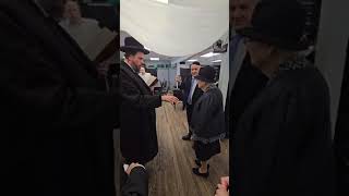 Koblentzer Rebbe siddur kiddushin at Scheiners in Monsey NY [upl. by Telfer]