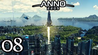 GOING TO THE MOON  Anno 2205 REVOLUTION  Future Overhauled  City Builder ReUploaded Part 08 [upl. by Campos]