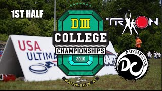 DIII Championships Final  Brandeis vs Georgia College 1st Half [upl. by Ayidan]