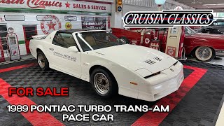 1989 Pontiac Turbo Trans Am  Cruisin Classics [upl. by Blanding]