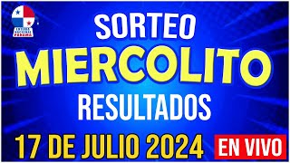 🔰🔰 EN VIVO SORTEO MIERCOLITO 17 de JULIO de 2024  Loteria Nacional de Panamá [upl. by Calabrese427]