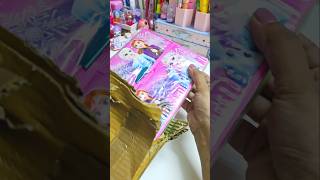 Fancy frozen jumbo pencil box from amazon ✨️ 💕 cute asmr stationery shorts youtubeshorts [upl. by Eniawd]