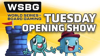 World Series of Board Gaming  Tuesday Opening Show [upl. by Zebulen]