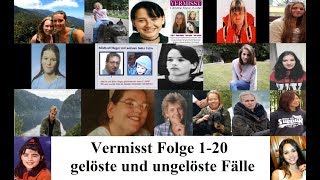 Vermisst Special  Folge 120 gelöste und ungelöste Fälle [upl. by Cecilius404]