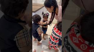 Tino bache Naina s Etna pyar krte h ❤️ payalmalik kritikamalik zaidayantuba cutebabies [upl. by Llerrot]