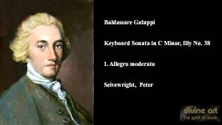 Baldassare Galuppi Keyboard Sonata in C Minor Illy No 38 I Allegro moderato [upl. by Cath]