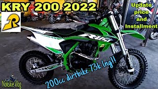 Rusi KRY 200 2022 UPdate Price and Installment200cc Dirtbike 73k lng [upl. by Margaretta]