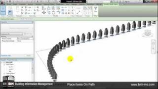 Place Items On PathDivide In Revitfor Ramp Landscape From BIMMEwmv [upl. by Yaffit]
