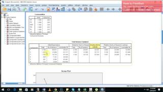 How to create index using PCA in SPSS [upl. by Ahsekram]