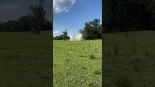 40 pounds of tannerite under dead tree firearmreview tannerite tannerites [upl. by Angelina]