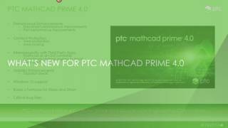 What’s New in Mathcad 40 [upl. by Mclyman384]