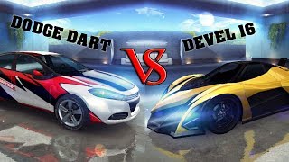 Asphalt 8  Dodge DART GT vs DEVEL16 Tokyo Reverse [upl. by Bert]