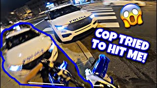 COP ALMOST HITS ME amp I CRASHED GOPRO POV [upl. by Brig]