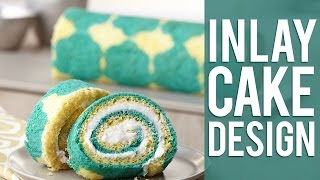 How to Make an Inlay Japanese Roll Cake [upl. by Annauj]