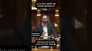 Plf 2025 terrible pourtoi audition politique pt lfi shortfrance michelbarnier [upl. by Gnaoh302]