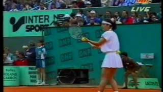 Amazing tennis point Steffi Graf 7 [upl. by Akeem]