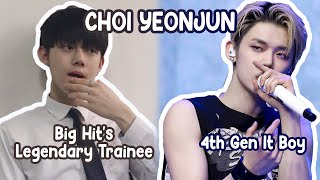 Choi Yeonjun from being Bighit Legendary Trainee to 4th Gen It Boy [upl. by Kenison]