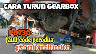 Cara turun gearbox perodua bezza dailyvlog mechanic automobile car faultcode [upl. by Adikam159]