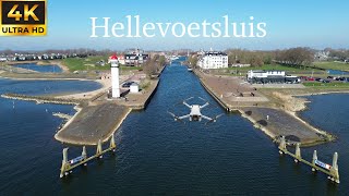 Hellevoetsluis  Drone  Netherlands 🇳🇱 4K [upl. by Alexandria]