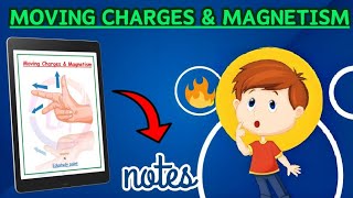 Moving charges and magnetism Class 12th Physics chapter 4 Best NOTES  Edustudypoint [upl. by Byran]