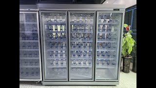 Commercial Glass Door Beverage Display Fridge For Sale [upl. by Aerol]