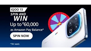 Amazon iQOO 13 spin amp win Quiz Answers Today  Amazon Daily Quiz Today 08 November 2024 [upl. by Justus]