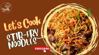 Easy Stir Fry Noodles Recipe for Busy Days [upl. by Emerald387]