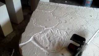 how to carve foam fake rock [upl. by Ellienad]