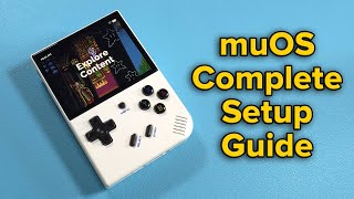 muOS Complete Setup Guide ROMs BIOS Box Art Tweaks  BEST CFW for the RG35XX Series [upl. by Ielarol]