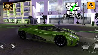 Green Koenigsegg Agera Car mod for Gta sa android [upl. by Quintilla140]