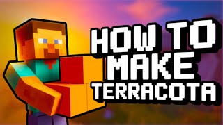 How to Make Terracotta in Minecraft  Scalacube [upl. by Ruhnke316]